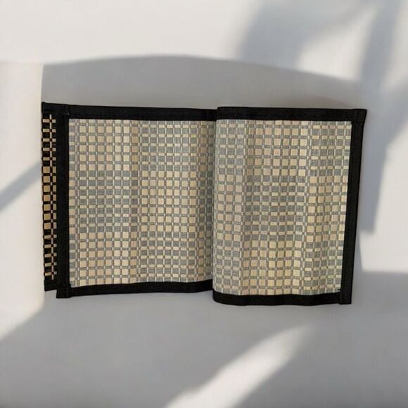 Bed Bath & Beyond Bamboo Table Runner in Black Checkers 13” X 90” - Picture 10 of 15